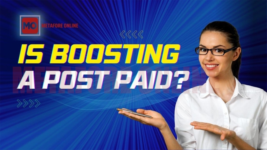 Is boosting a post paid?