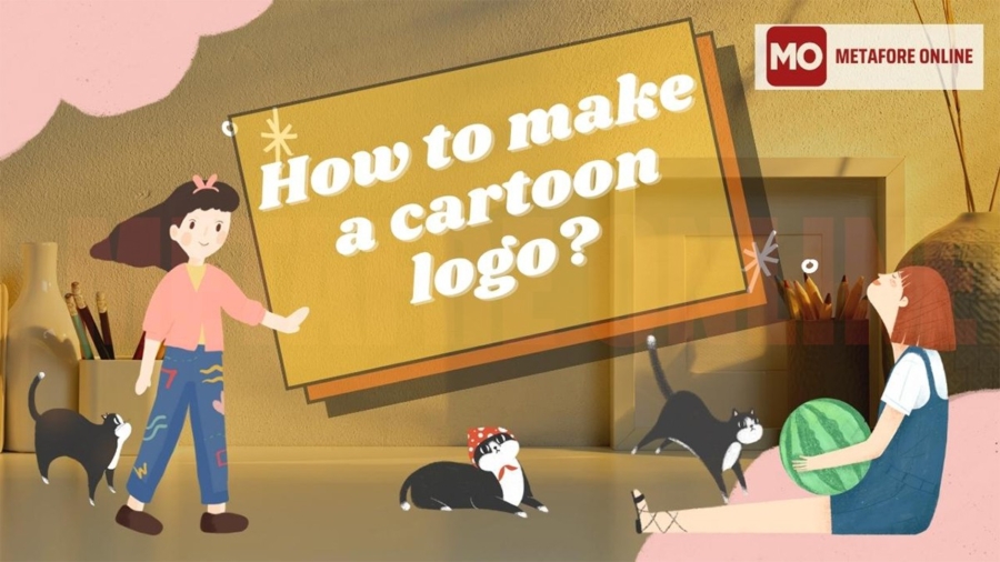 How to make a cartoon logo?