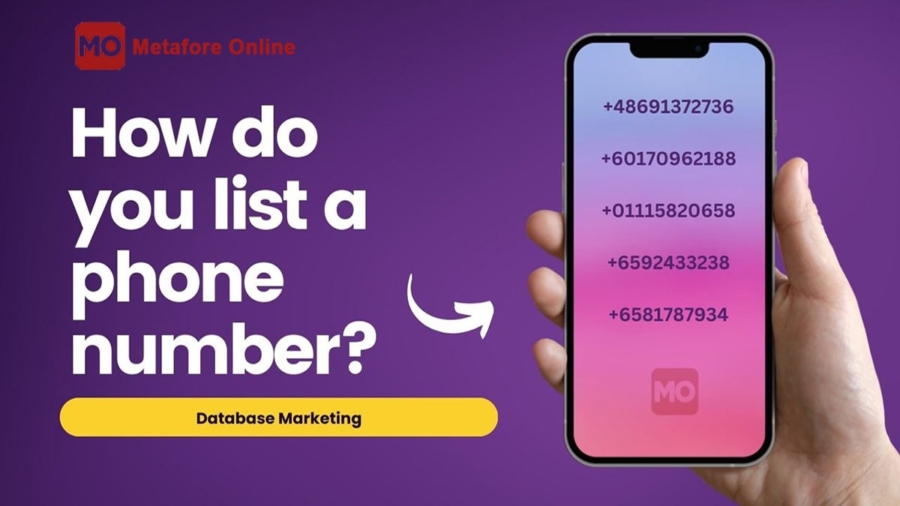 How do you list a phone number