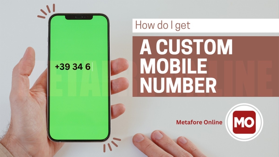 How do I get a custom mobile number?