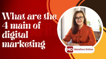 What are the 4 main of digital marketing?